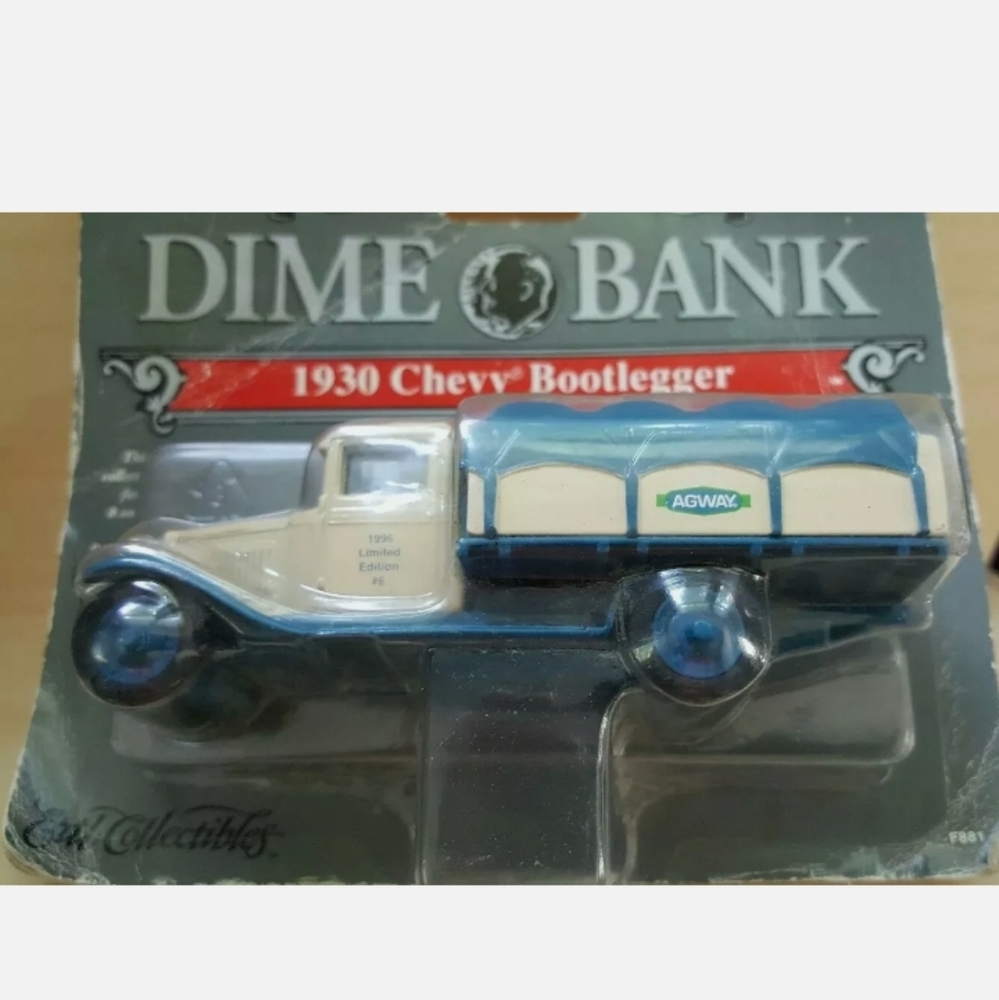 Ertl Agway Dime Bank 1930 Chevy Bootlegger Diecast